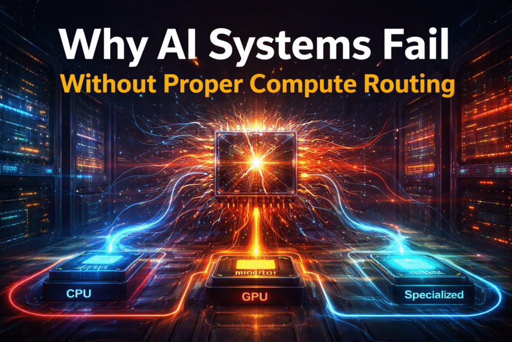 ai compute routing failure across CPU GPU and specialised compute layers